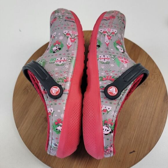 Disney Christmas Holiday 2019 Mickey Dual Comfort‎ Crocs Unisex Size M7/W9 - Picture 7 of 10